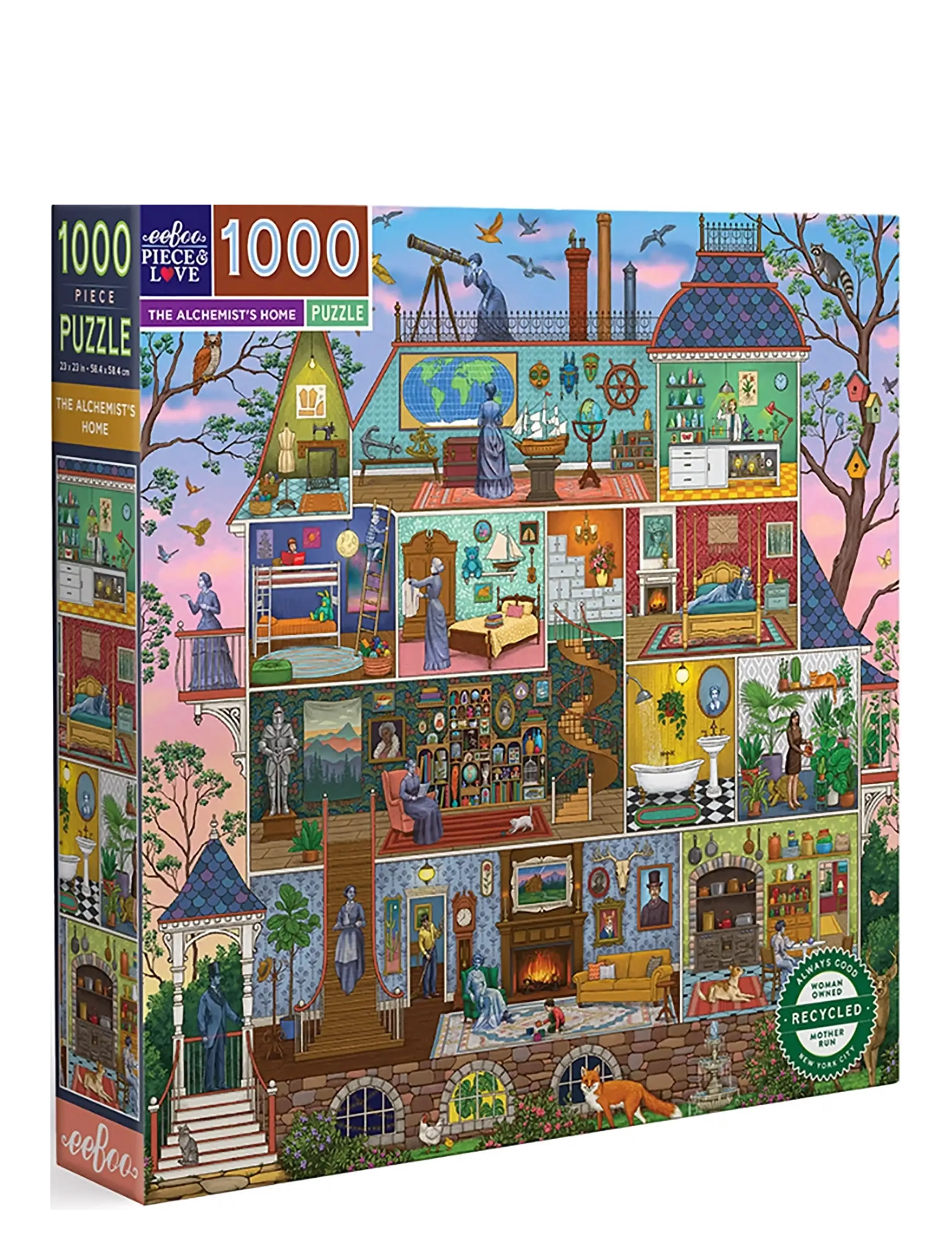 Eeboo - Puzzle 1000 pcs - The Alchemist's Home - klassische puzzles - multi - 1