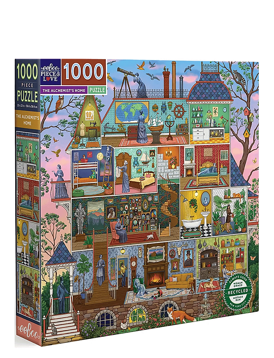 Eeboo - Puzzle 1000 pcs - The Alchemist's Home - klassische puzzles - multi - 1
