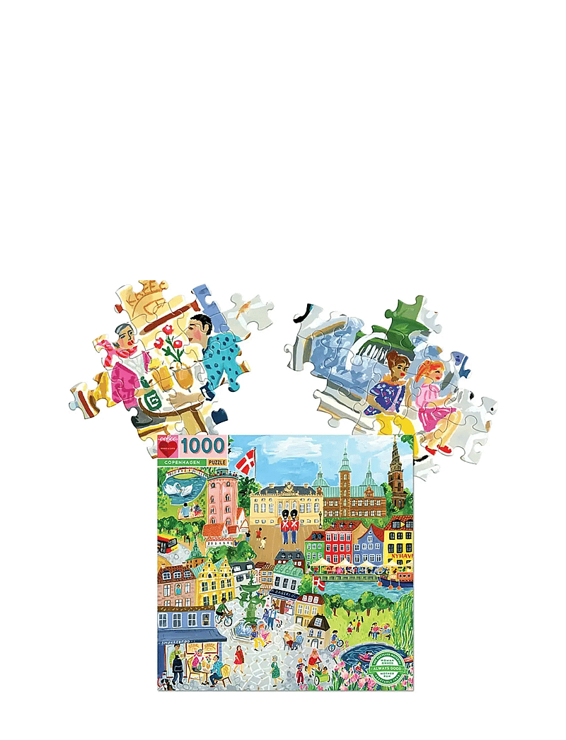 Eeboo - Puzzle 1000 pcs - Copenhagen - klassische puzzles - multi - 1