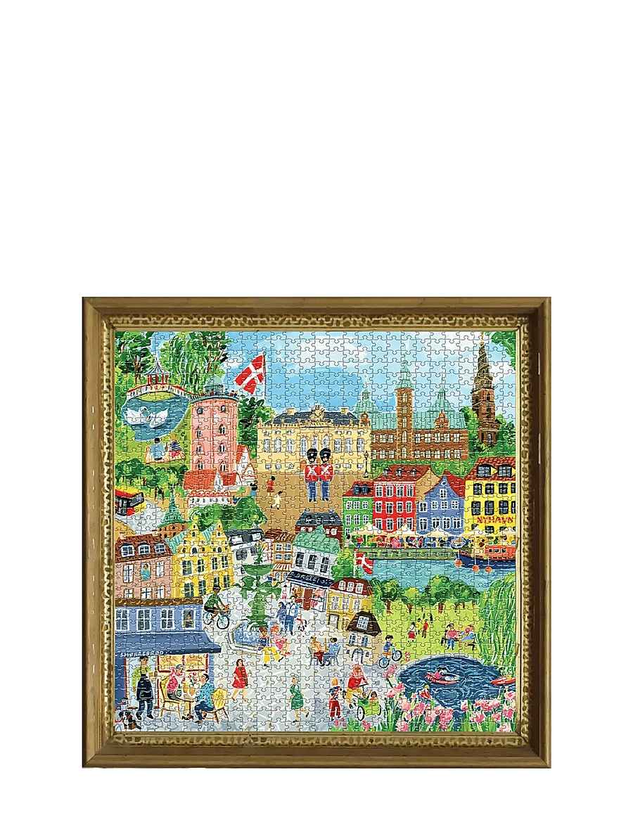 Eeboo - Puzzle 1000 pcs - Copenhagen - klassische puzzles - multi - 2