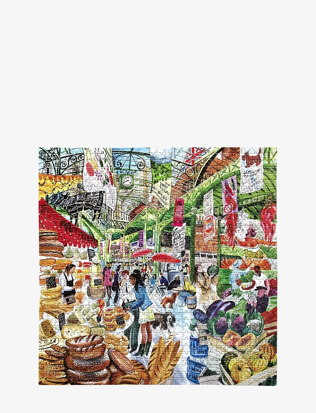 Eeboo - Puzzle 1000 pcs - London Market - classic puzzles - multi - 4