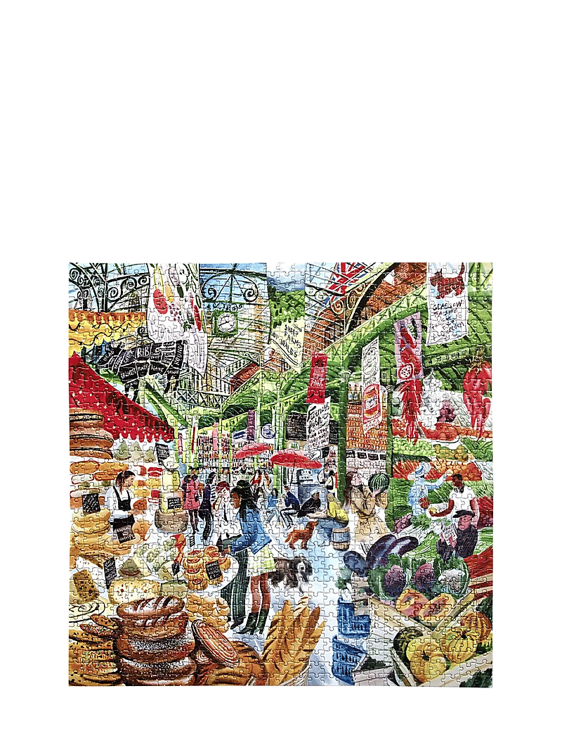 Eeboo - Puzzle 1000 pcs - London Market - klassikalised pusled - multi - 4
