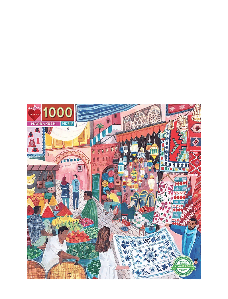 Eeboo - Puzzle 1000 pcs - Marrakesh - klassische puzzles - multi - 0