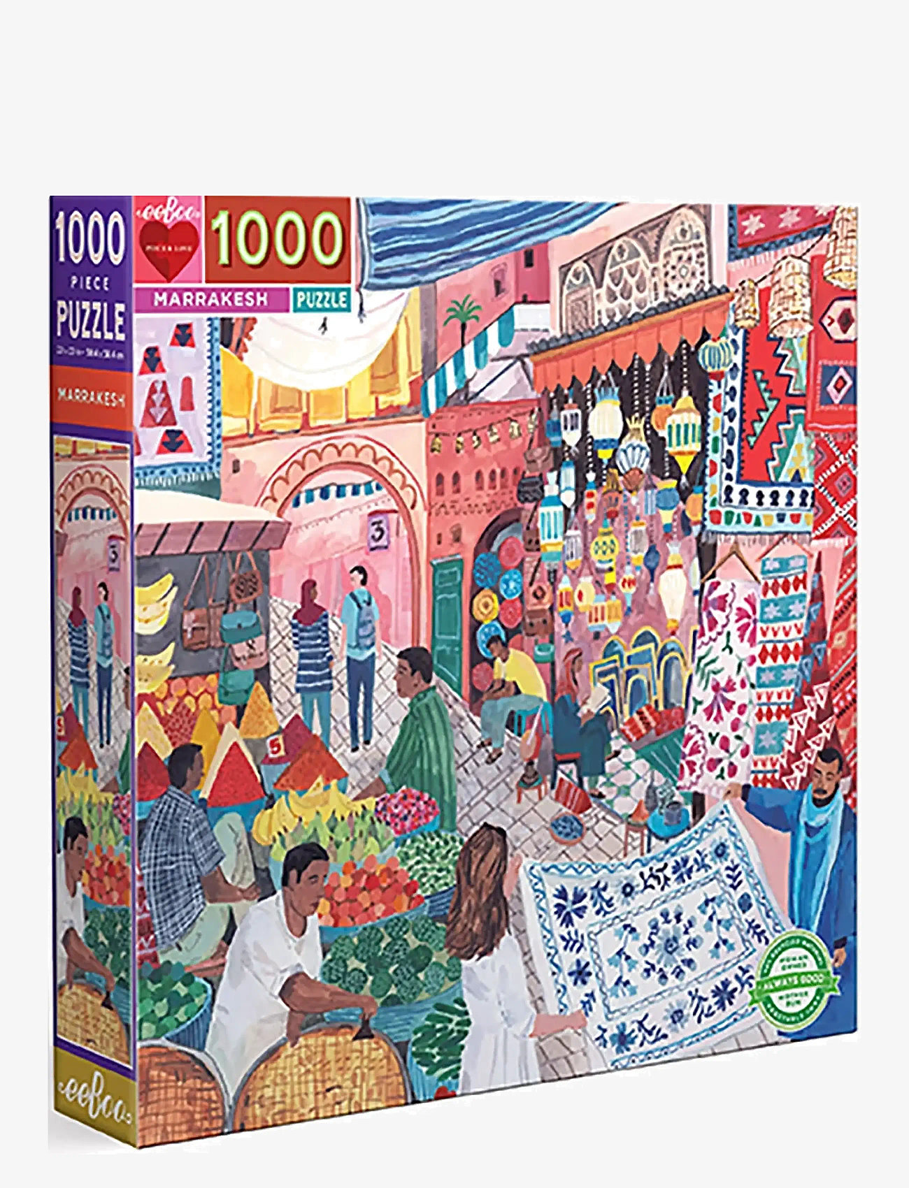 Eeboo - Puzzle 1000 pcs - Marrakesh - klassische puzzles - multi - 1