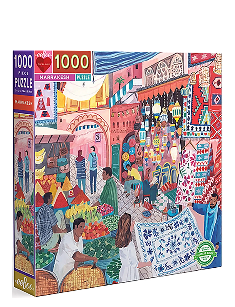 Eeboo - Puzzle 1000 pcs - Marrakesh - klassische puzzles - multi - 1