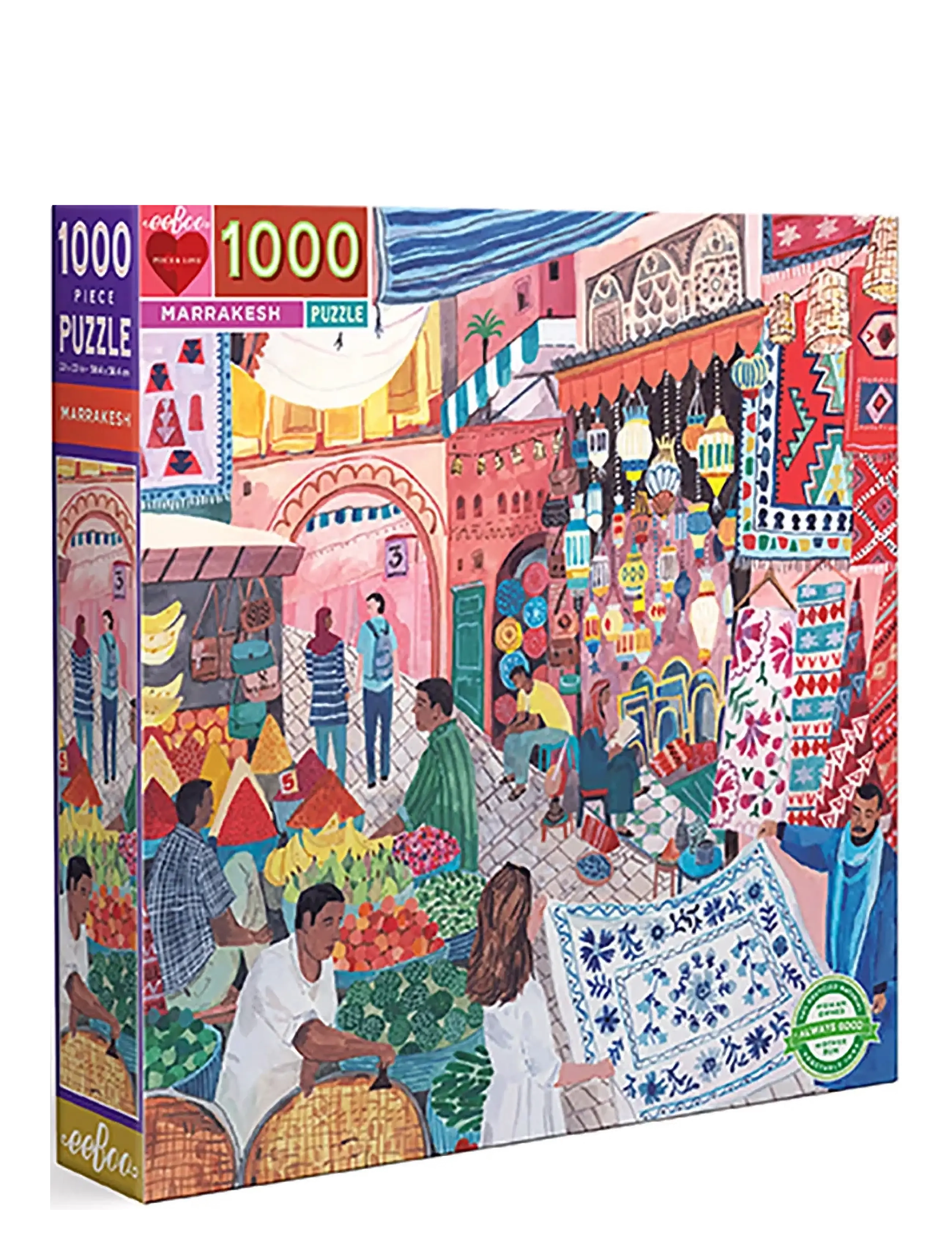 Eeboo - Puzzle 1000 pcs - Marrakesh - multi - 1