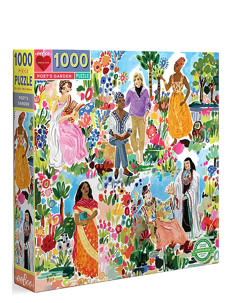 Eeboo - Puzzle 1000 pcs - Poet's Garden - klassikalised pusled - multi - 1