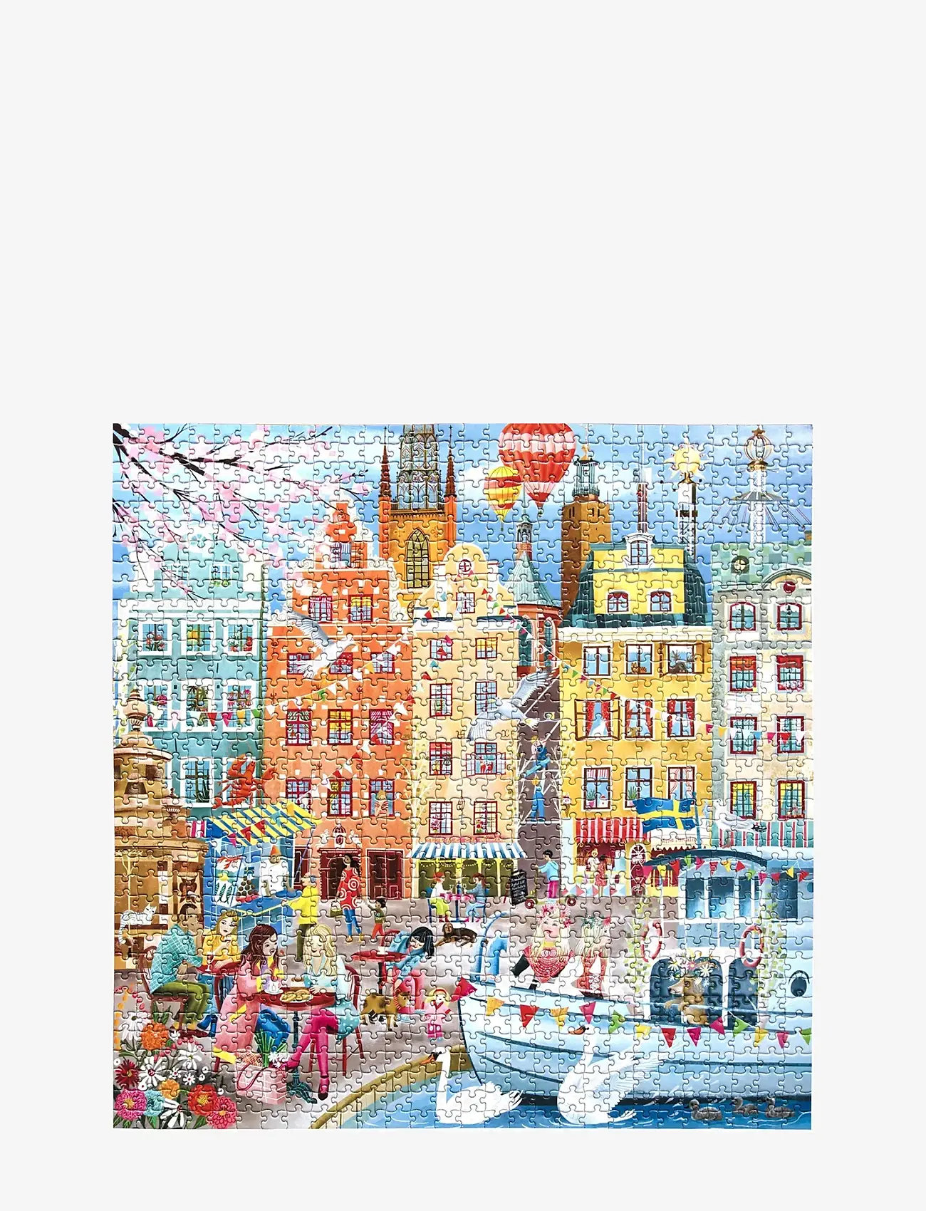 Eeboo - Puzzle 1000 pcs - Stockholm - multi - 4