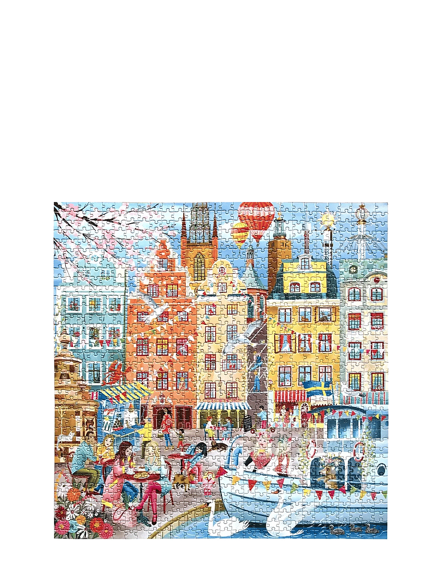 Eeboo - Puzzle 1000 pcs - Stockholm - multi - 4