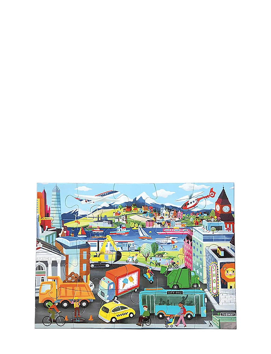 Eeboo - Puzzle 20 pcs - Vehicles - klassische puzzles - multi - 0