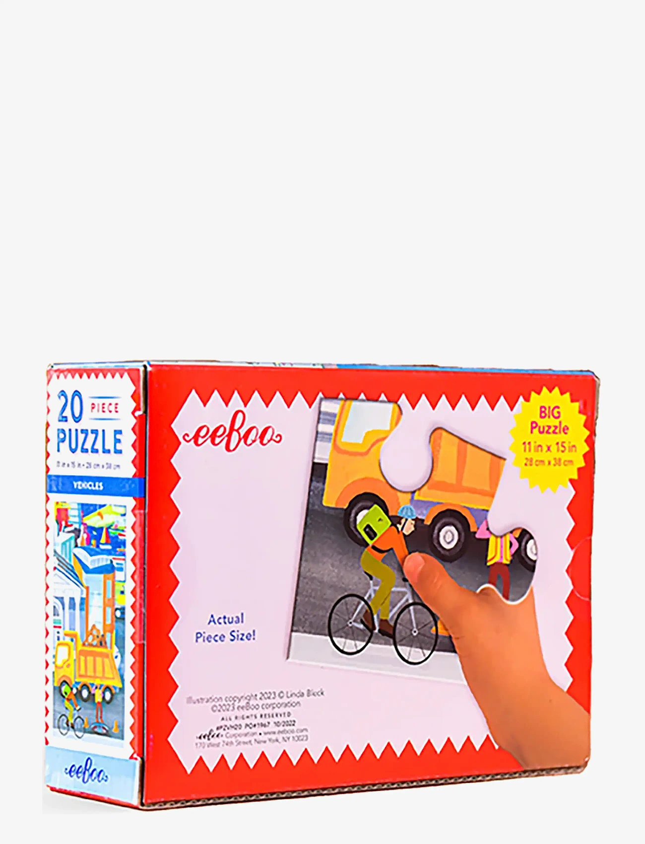 Eeboo - Puzzle 20 pcs - Vehicles - classic puzzles - multi - 3