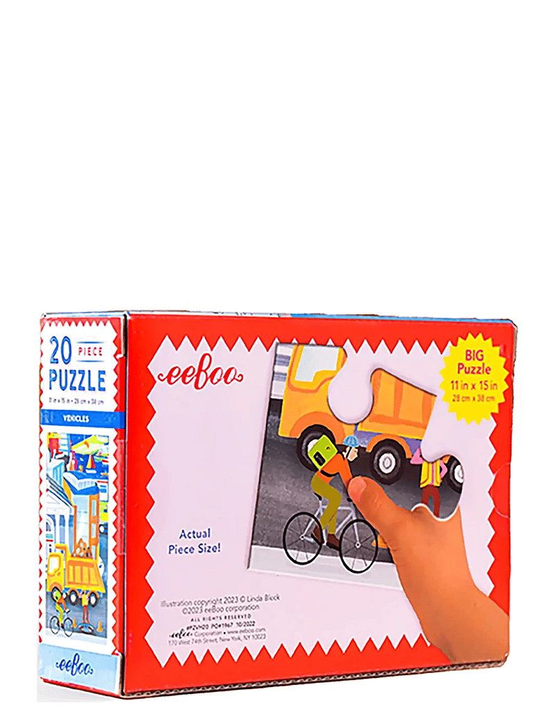 Eeboo - Puzzle 20 pcs - Vehicles - klassische puzzles - multi - 3