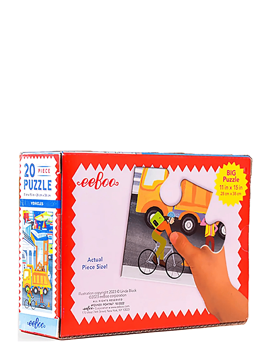 Eeboo - Puzzle 20 pcs - Vehicles - klassische puzzles - multi - 2