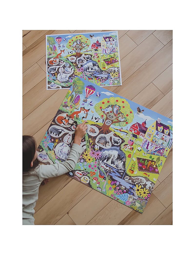 Eeboo - Giant Puzzle 48 pcs - Within the Country - klassikalised pusled - multi - 0