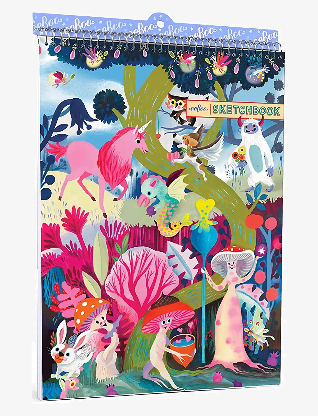 Eeboo - Sketchbook - Magical Creatures - male- & kreabøger - multi - 1