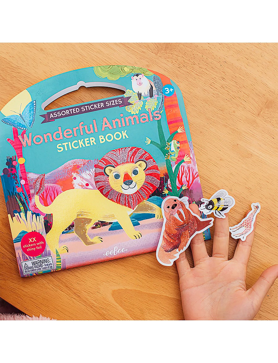 Eeboo - Sticker Book - Wonderful Animals - mal- & bastelbücher - multi - 0