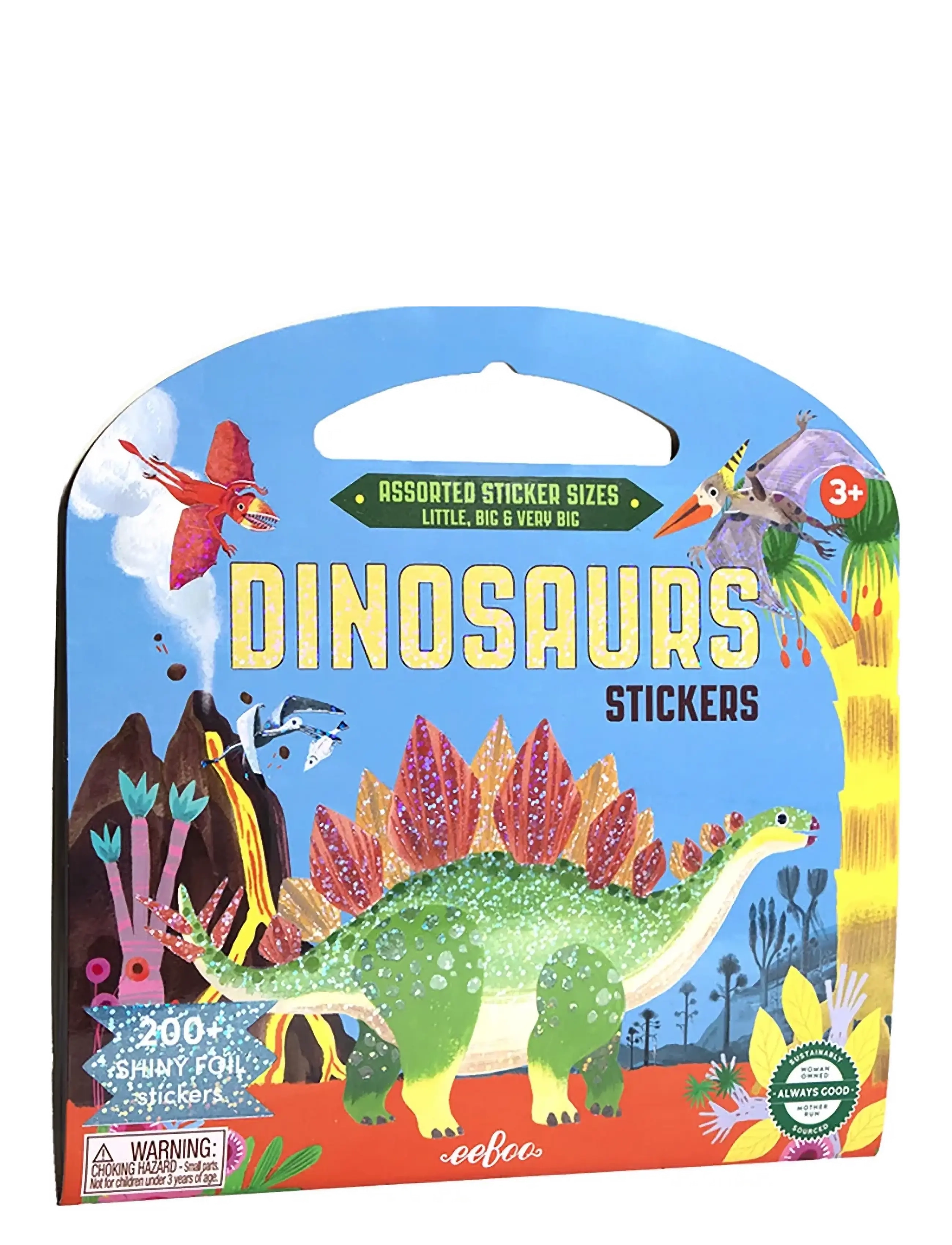 EEBOO Sticker Book - Dinosaurs Patterned - One Size - Kinder