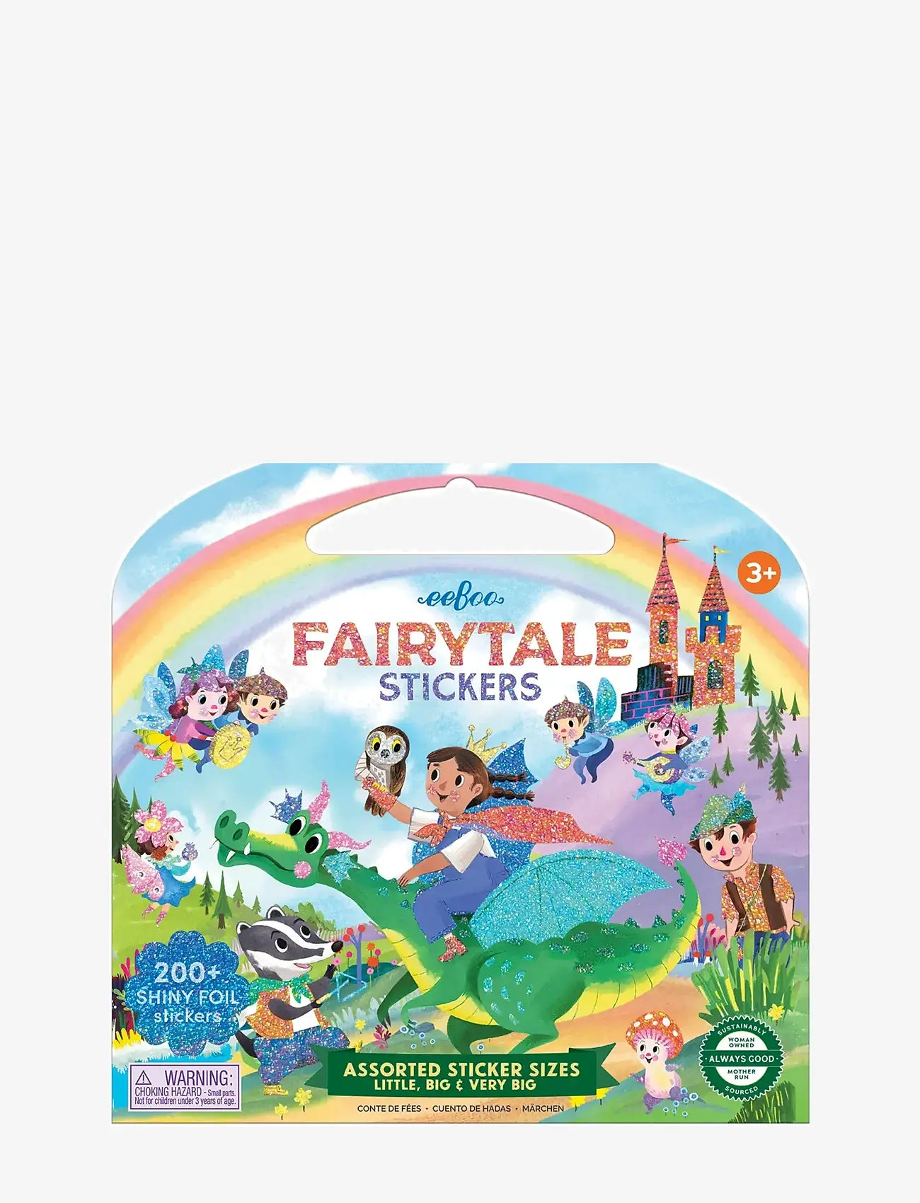 Eeboo - Sticker Book - Fairytales - lipdukai - multi - 0