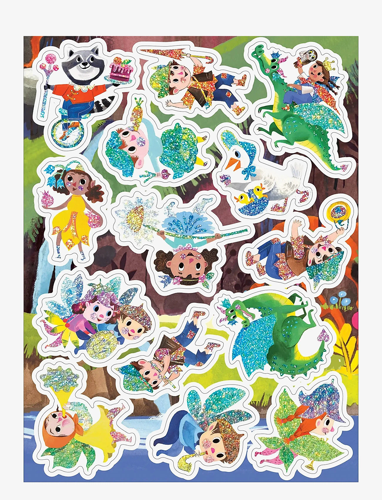 Eeboo - Sticker Book - Fairytales - lipdukai - multi - 1