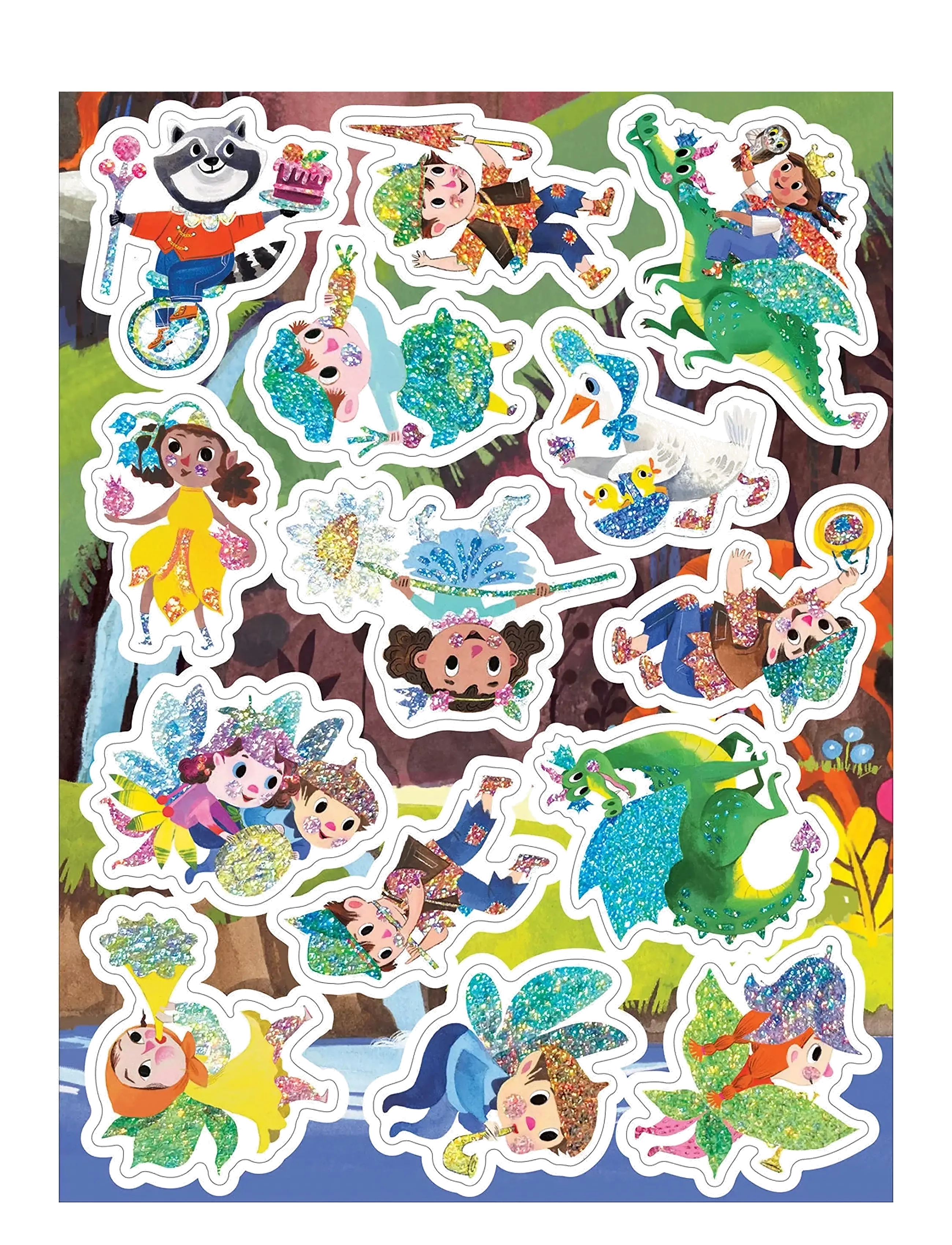 Eeboo - Sticker Book - Fairytales - klistermærker - multi - 1