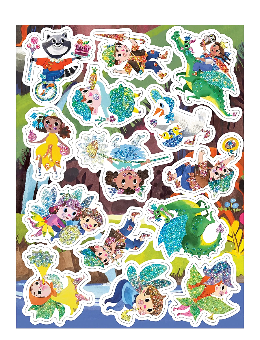 Eeboo - Sticker Book - Fairytales - kleebised - multi - 1
