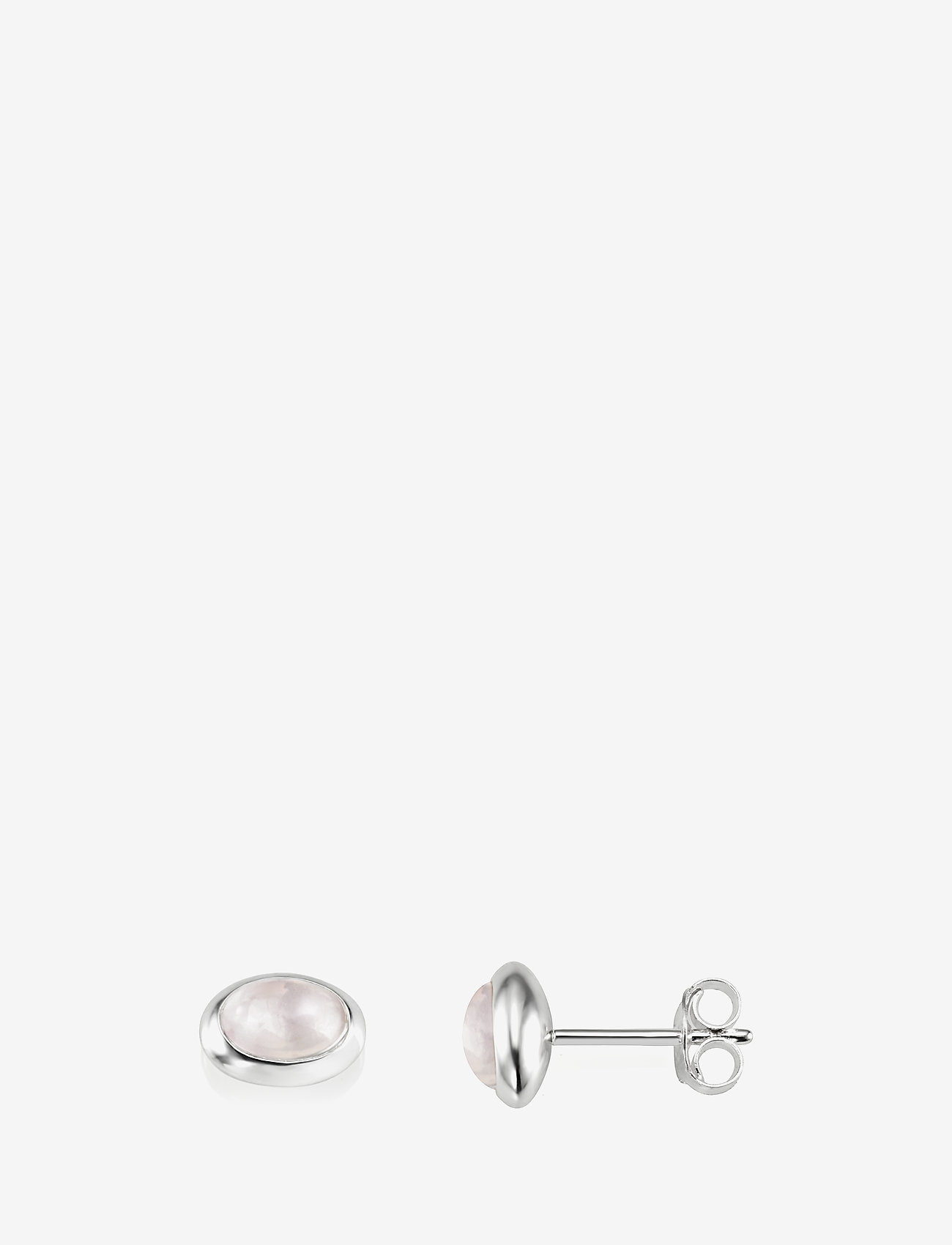 Efva Attling - Love Bead Ear Silver - Rose Quartz - silver - 1