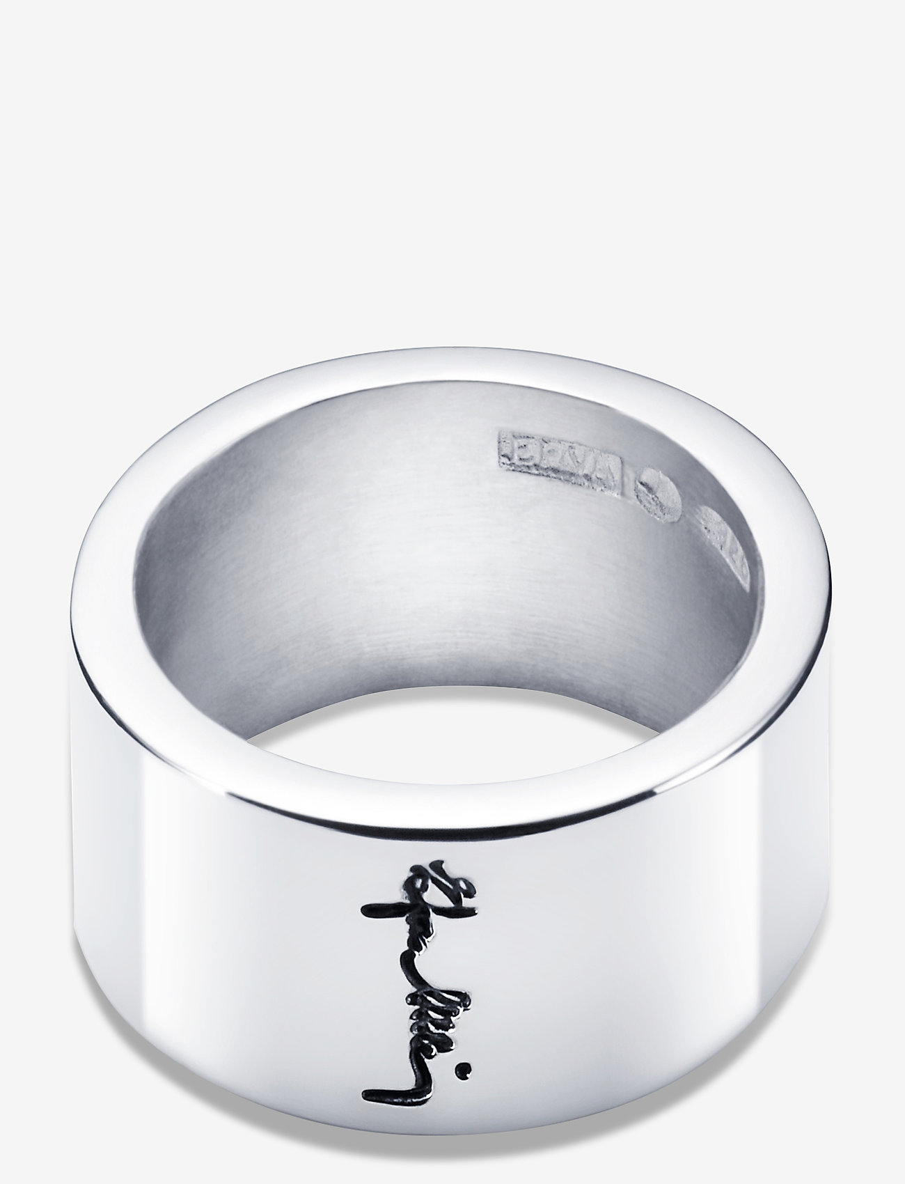 Efva Attling - Wide signature ring - silver - 1