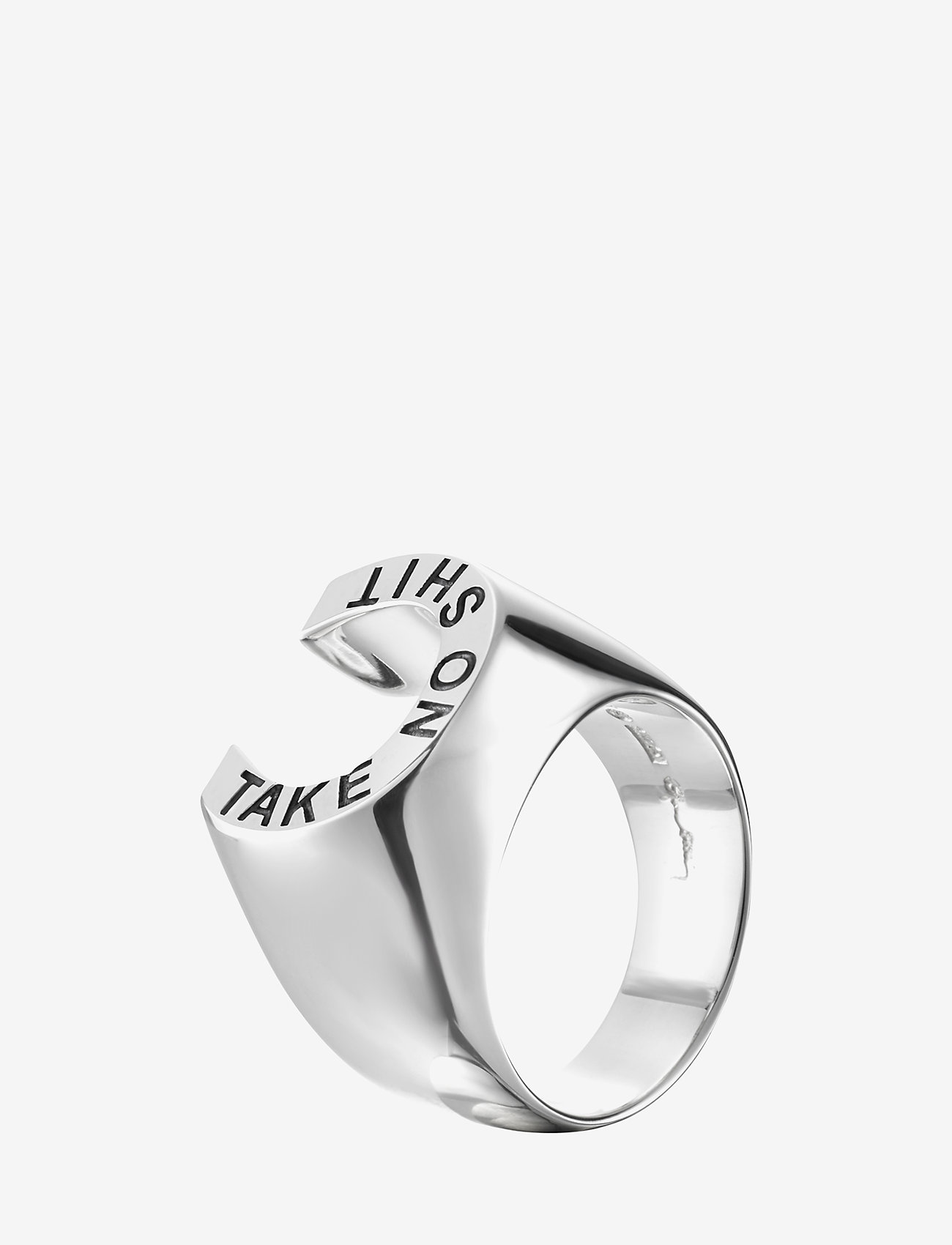Efva Attling - Take No Shit Ring - silver - 0