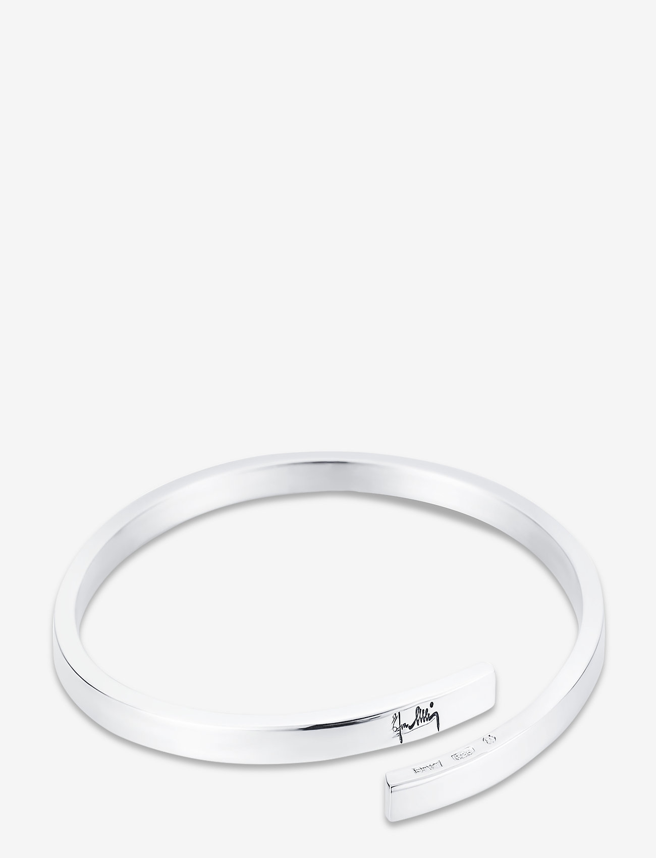 Efva Attling - Twist around cuff - silver - 0