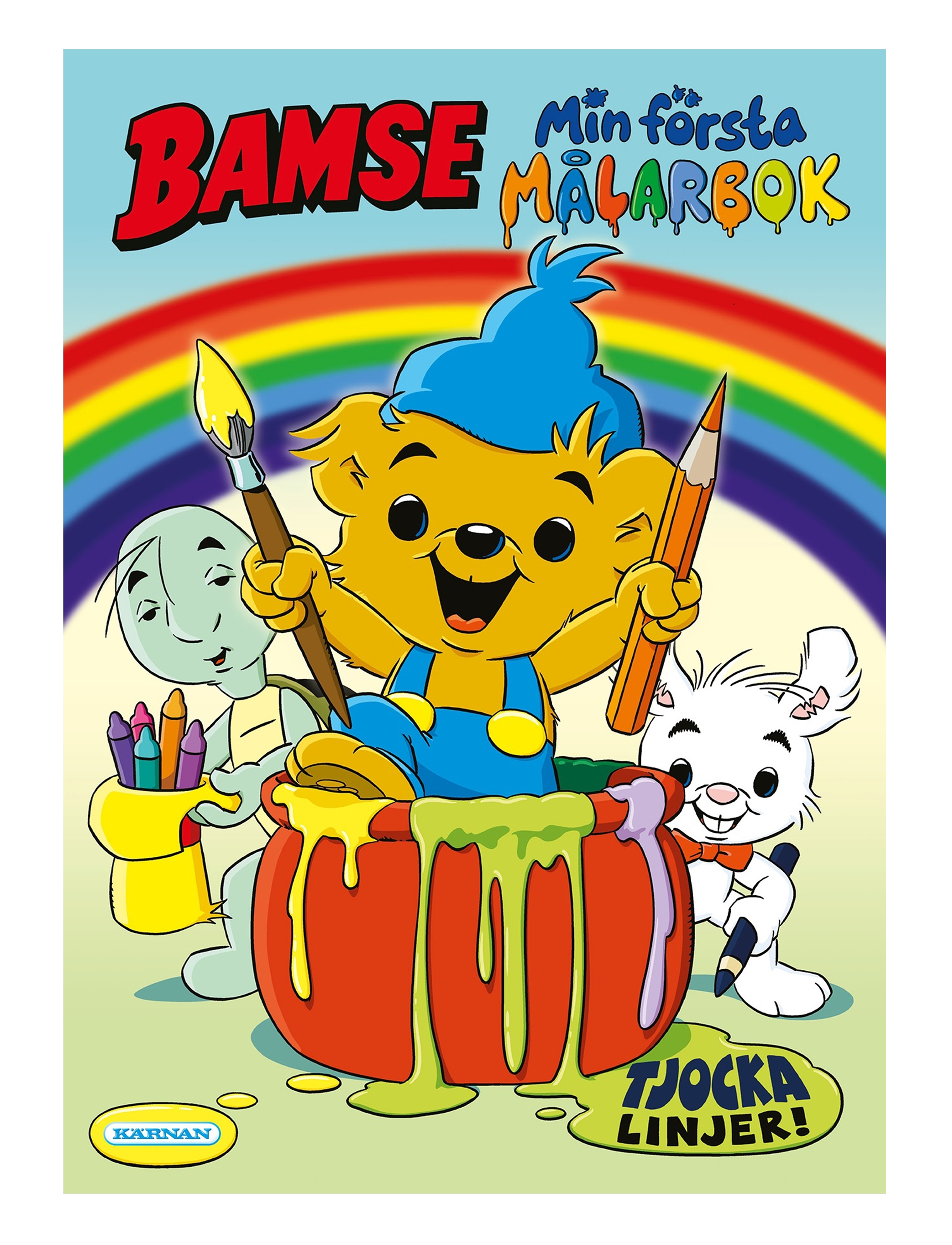 Kärnan MIN FÖRSTA MÅLARBOK BAMSE - Leksaker - MULTI COLOURED / multi