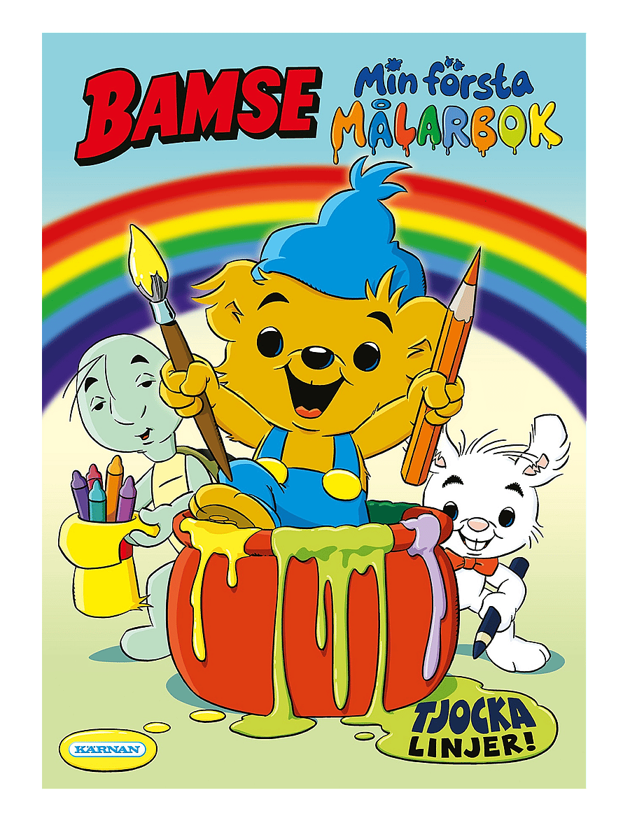 Kärnan - MIN FÖRSTA MÅLARBOK BAMSE - målar- & pysselböcker - multi coloured - 0