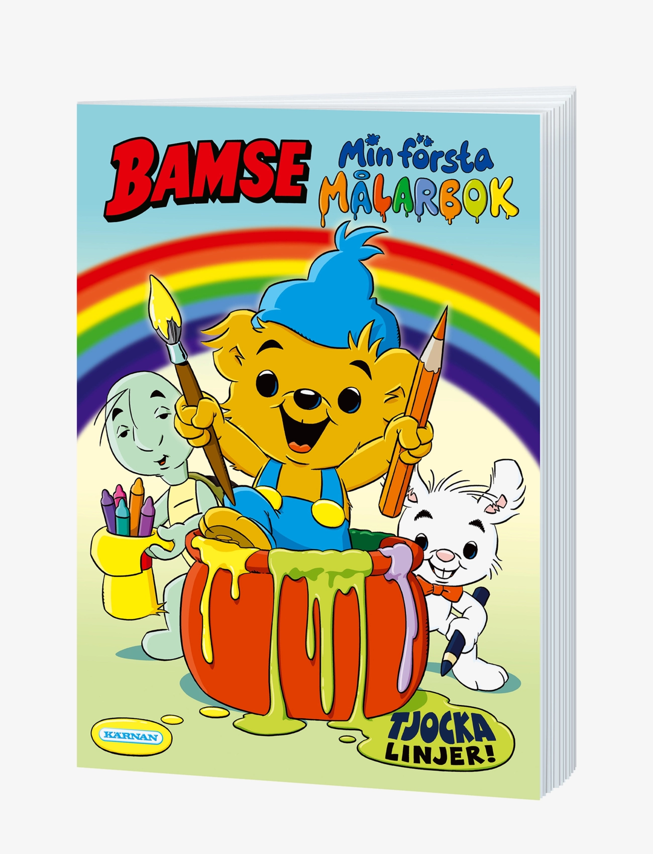 Kärnan - MIN FÖRSTA MÅLARBOK BAMSE - målar- & pysselböcker - multi coloured - 1