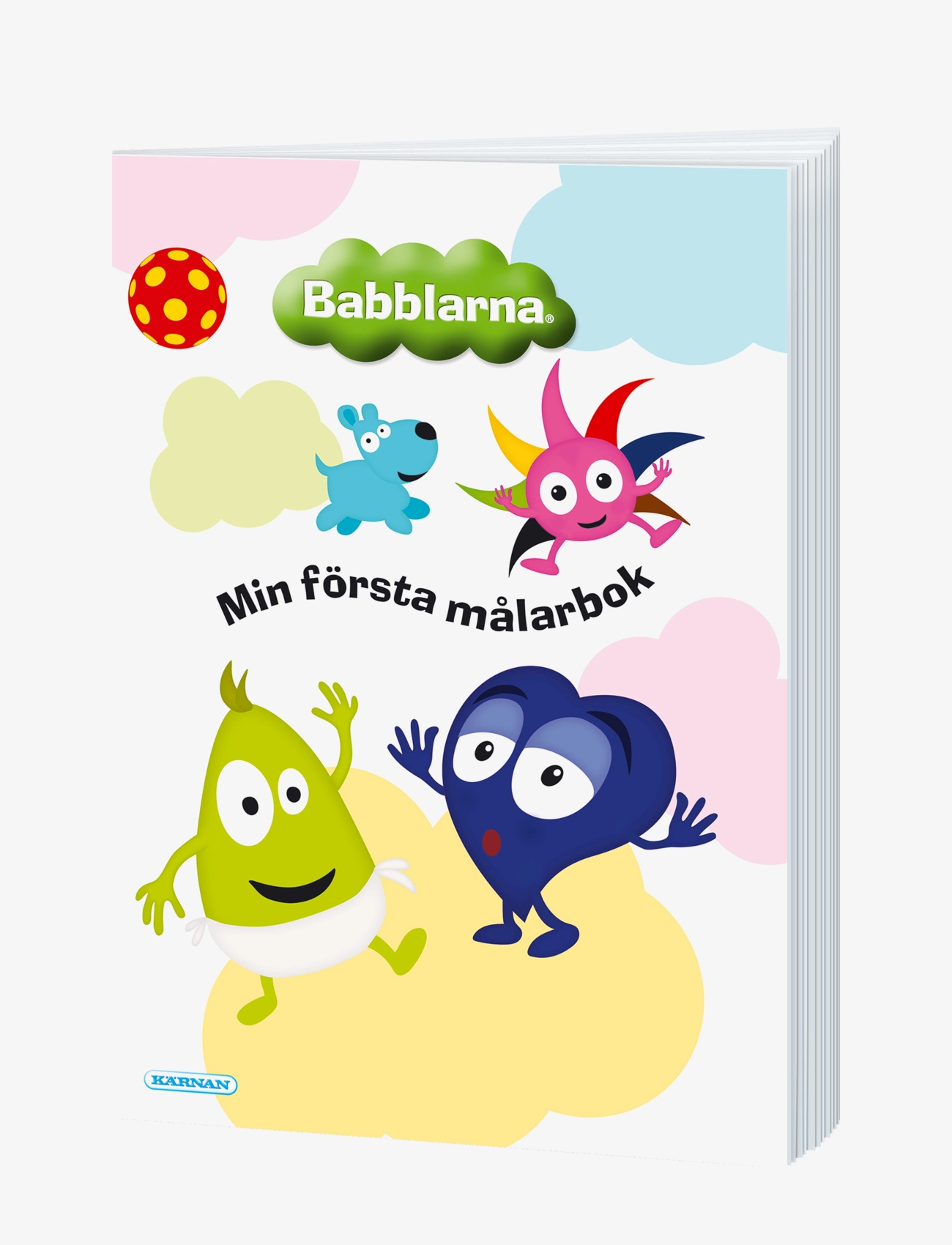 Kärnan - MÅLARBOK BABBLARNA MIN FÖRSTA MÅLARBOK - white - 1