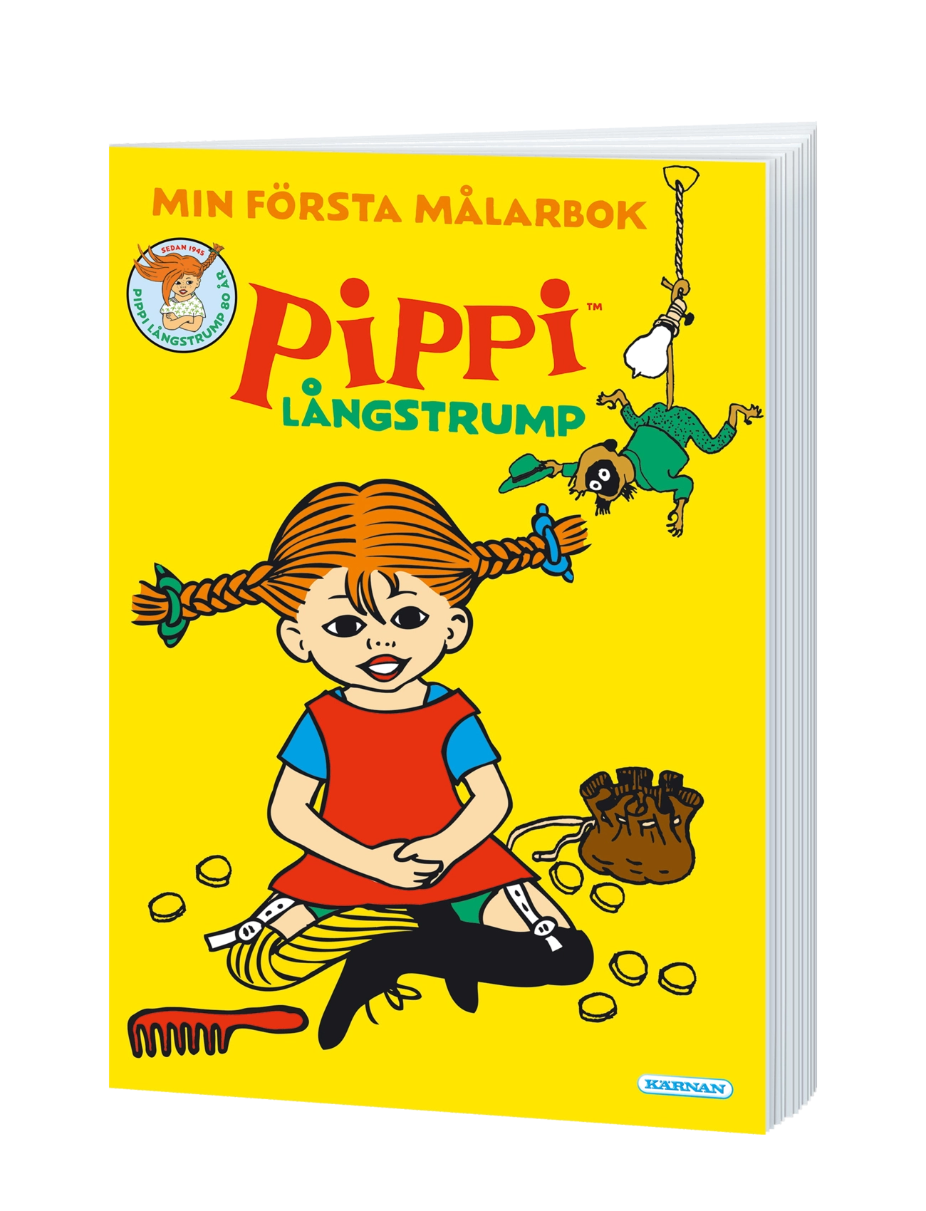 Kärnan MÅLARBOK PIPPI MIN FÖRSTA MÅLARBOK - Kampanj - WHITE / multi