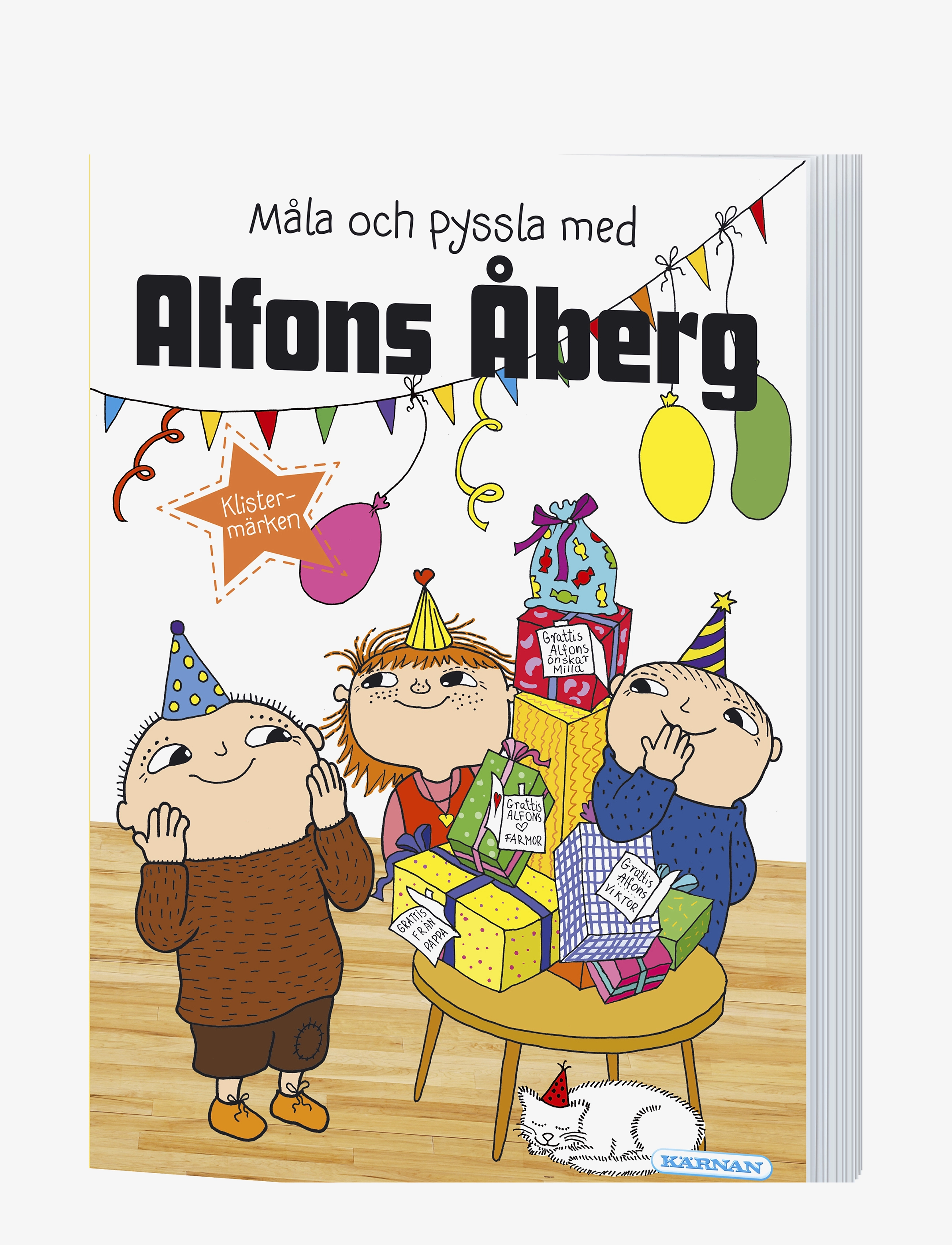 Kärnan - MÅLARBOK ALFONS ÅBERG - målar- & pysselböcker - white - 1