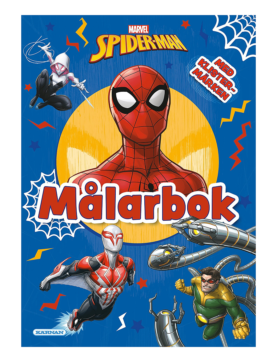 Kärnan - MÅLARBOK MARVEL SPIDER-MAN - målar- & pysselböcker - multi - 0
