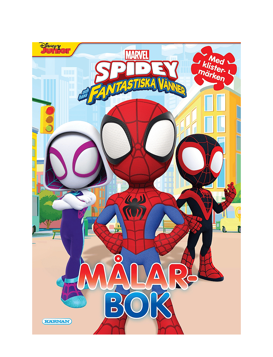 Kärnan - MÅLARBOK SPIDEY OCH HANS FANTASTISKA VÄNNER - målar- & pysselböcker - multi - 0