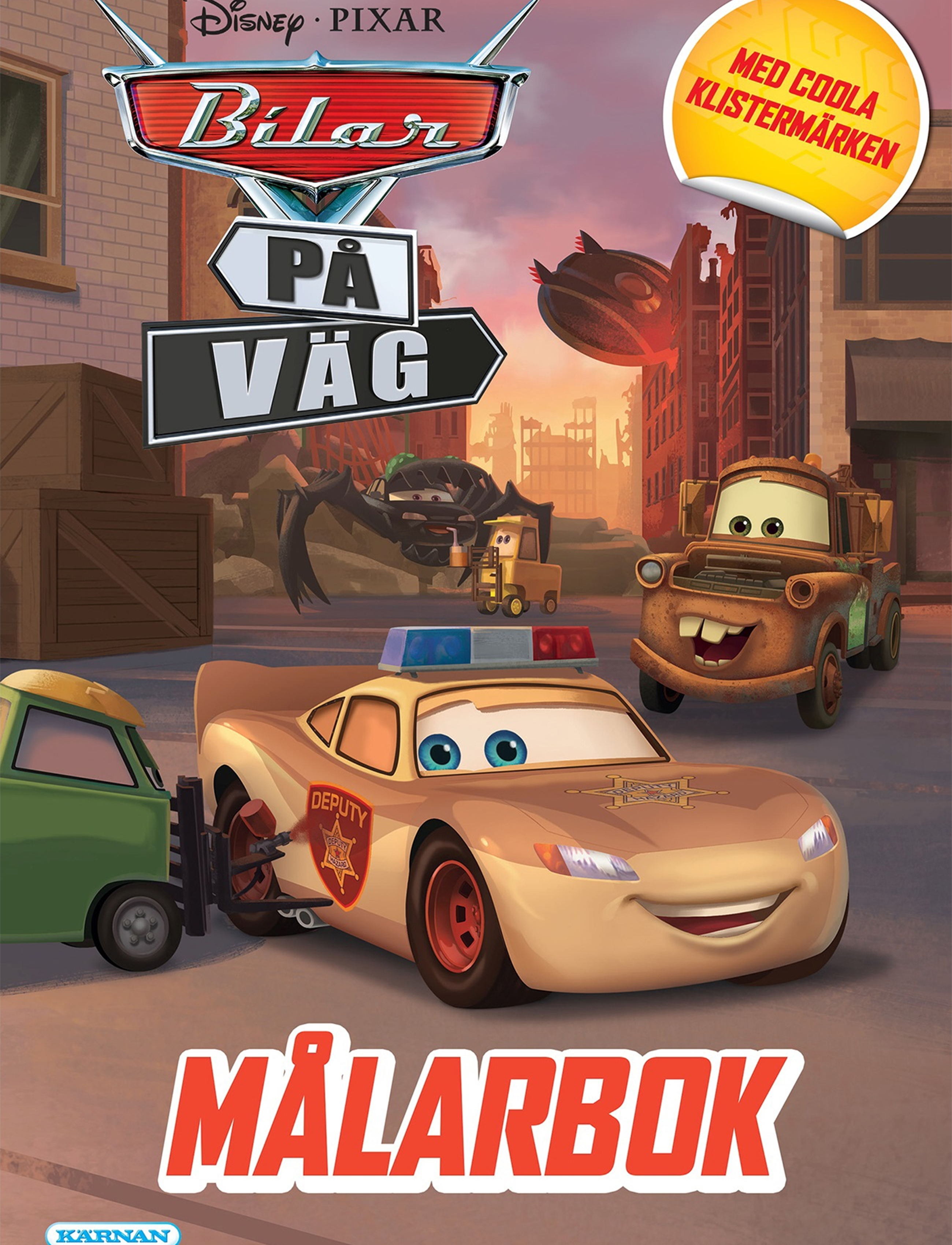 Kärnan MÅLARBOK DISNEY BILAR - Julklappar till barn - MULTI / multi