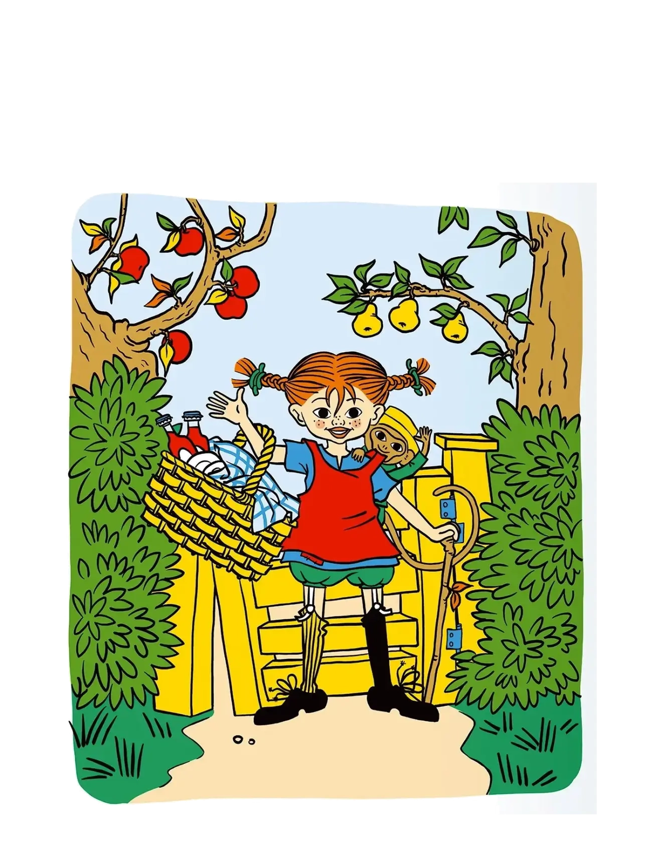 Kärnan - MÅLARBOK MÅLA MED PIPPI LÅNGSTRUMP - sögubækur - green - 2