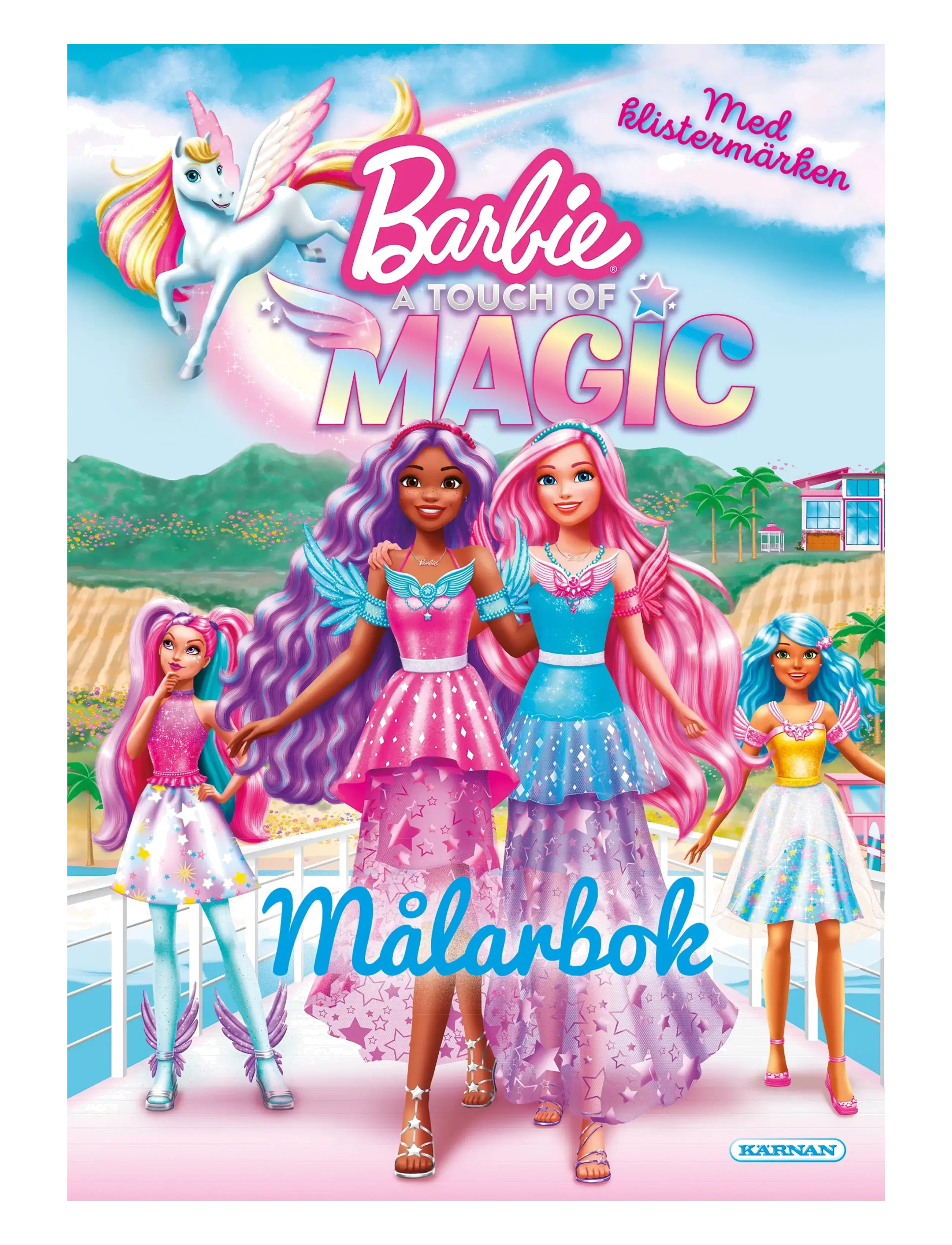 Kärnan MÅLARBOK BARBIE - Rita & Pyssla - MULTI / pink/rose