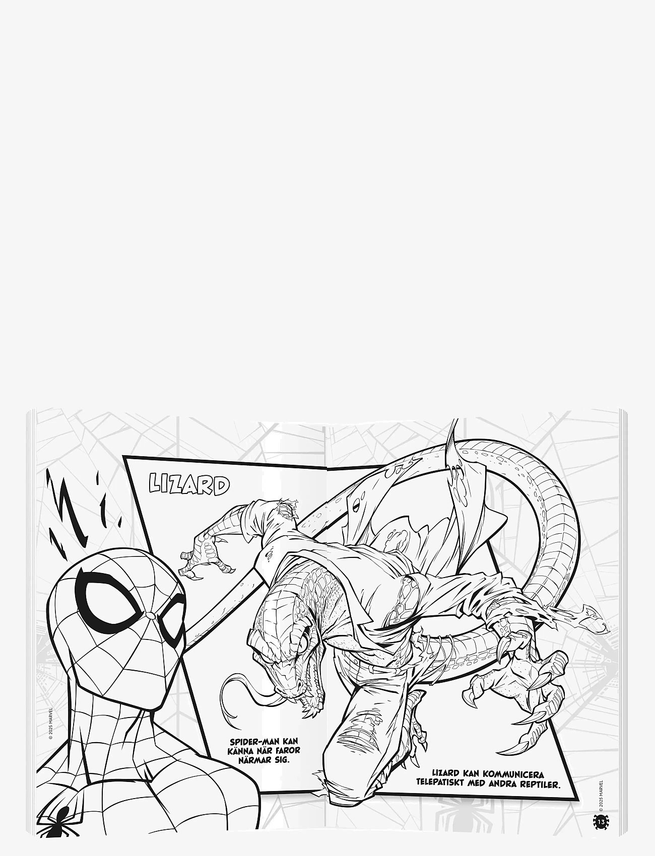 Kärnan - MÅLARBOK SPIDER-MAN - coloring & craft books - blue - 1