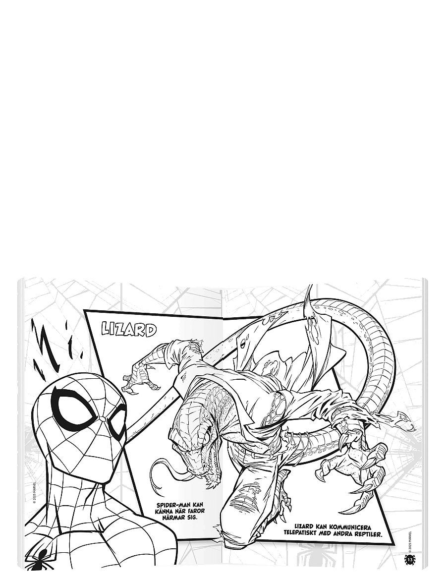 Kärnan - MÅLARBOK SPIDER-MAN - målar- & pysselböcker - blue - 1