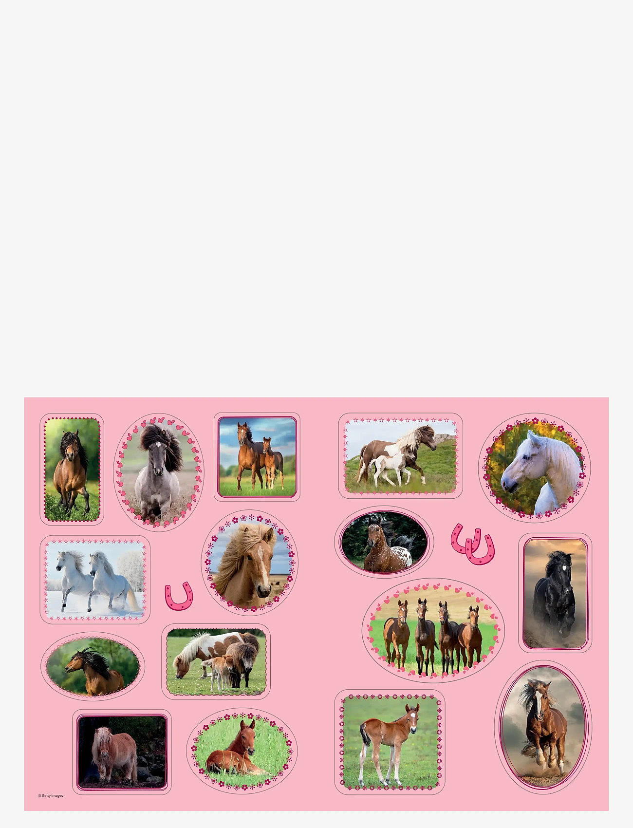 Kärnan - MÅLARBOK HÄSTAR - målar- & pysselböcker - pink - 2