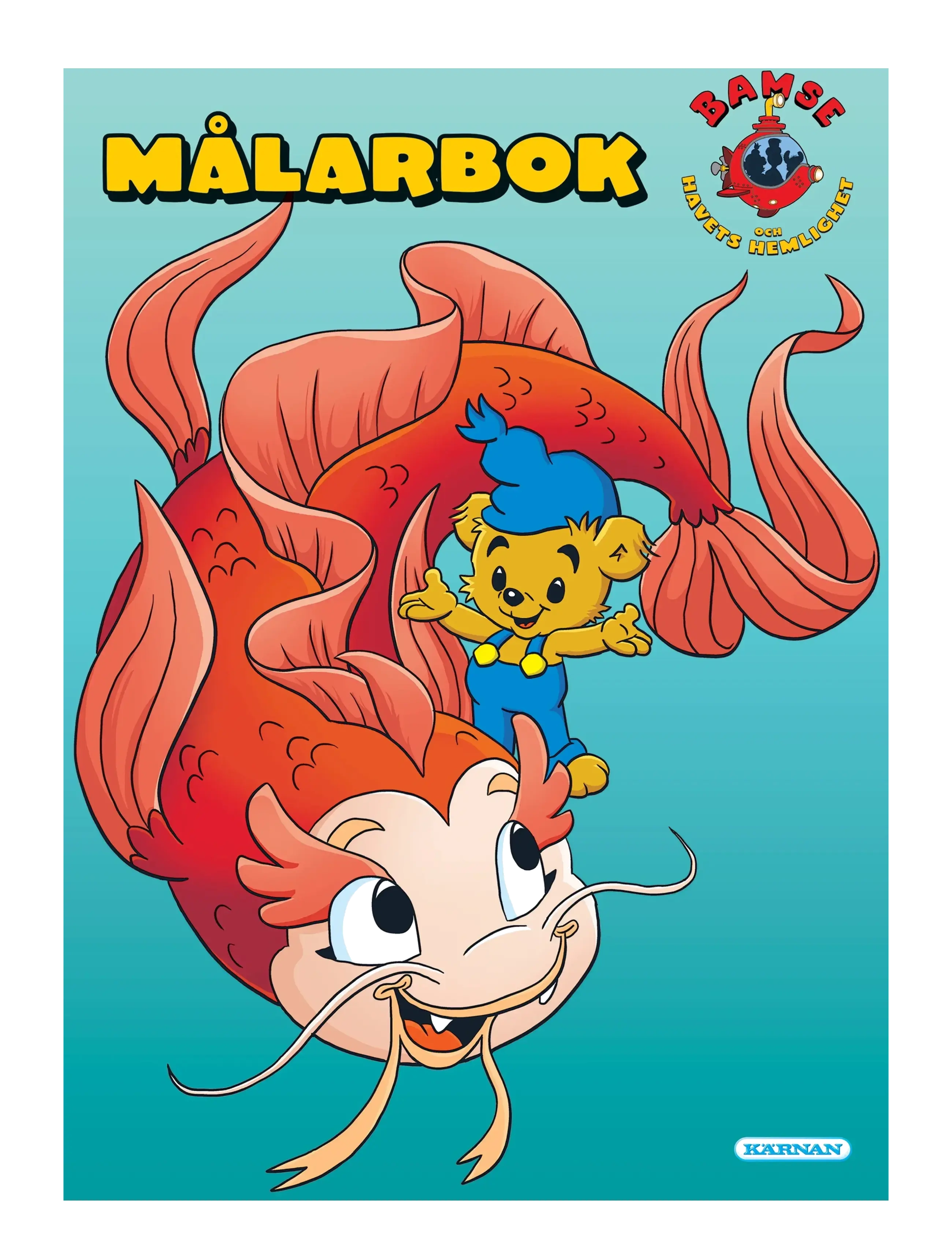 Kärnan MÅLARBOK BAMSE OCH HAVETS HEMLIGHET - Kärnan - BLUE / orange
