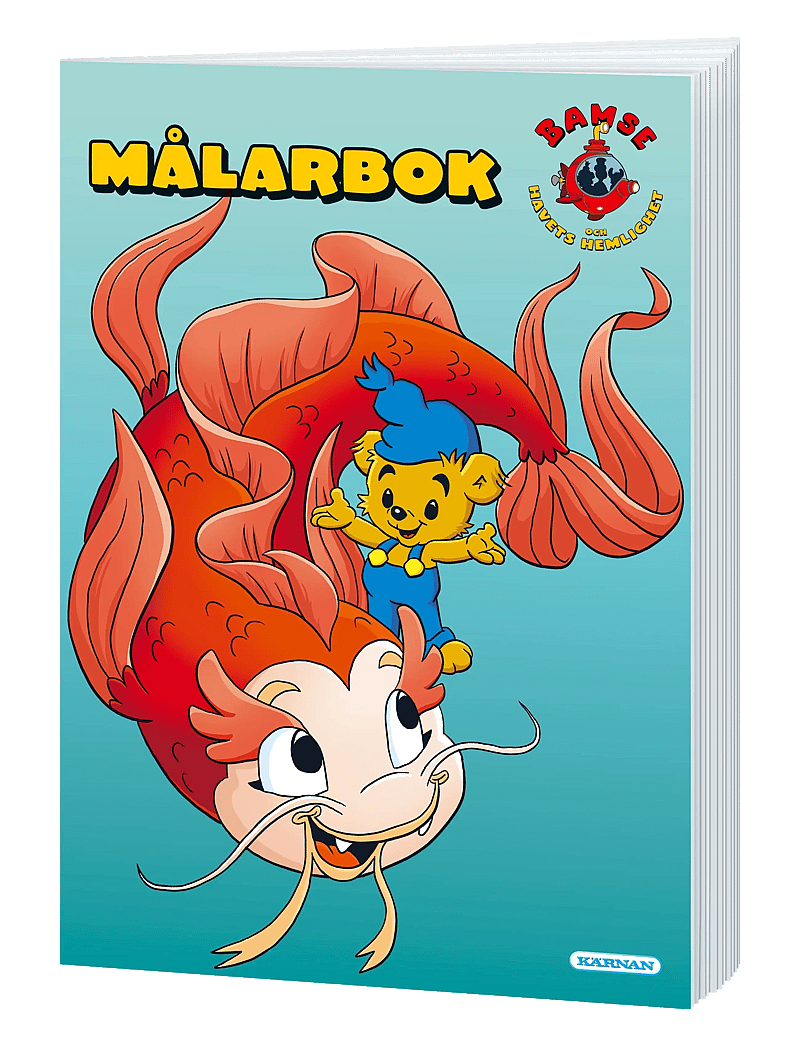 Kärnan - MÅLARBOK BAMSE OCH HAVETS HEMLIGHET - blue - 1