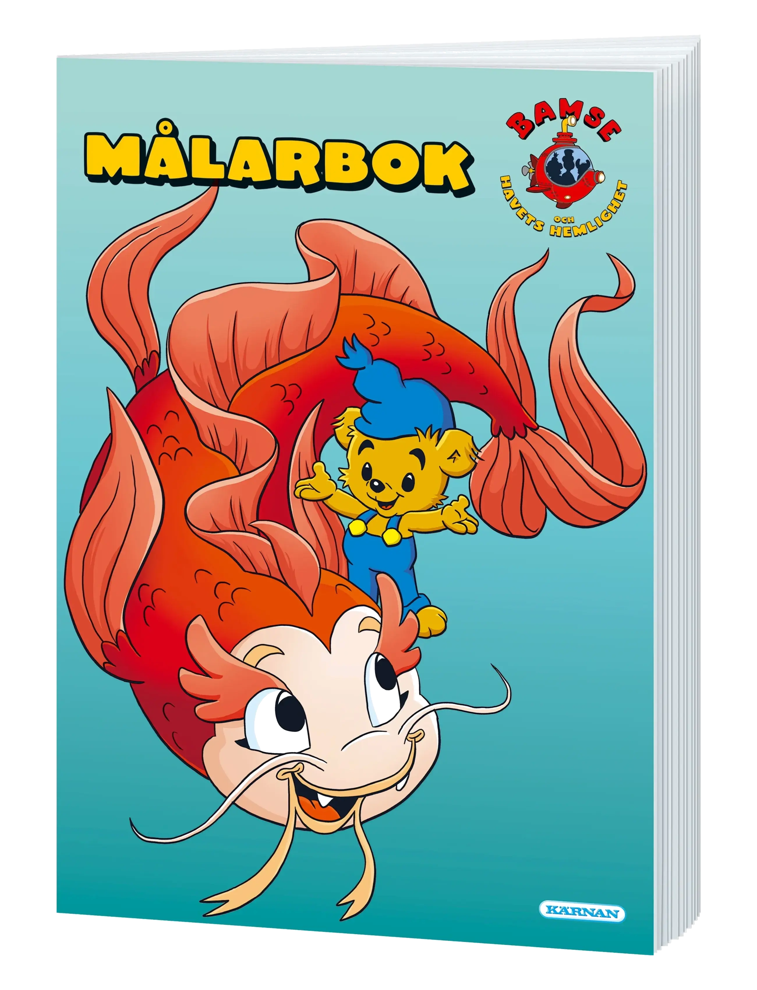Kärnan - MÅLARBOK BAMSE OCH HAVETS HEMLIGHET - målar- & pysselböcker - blue - 1