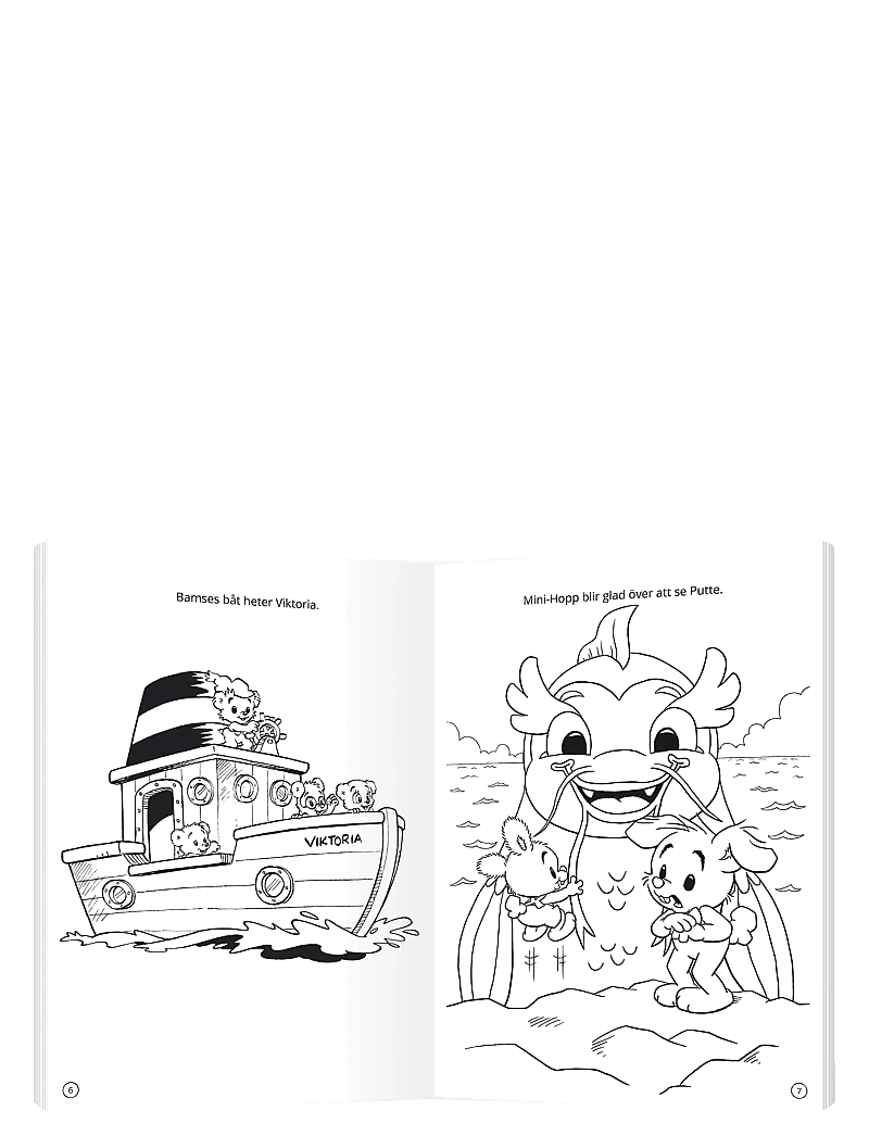 Kärnan - MÅLARBOK BAMSE OCH HAVETS HEMLIGHET - blue - 2