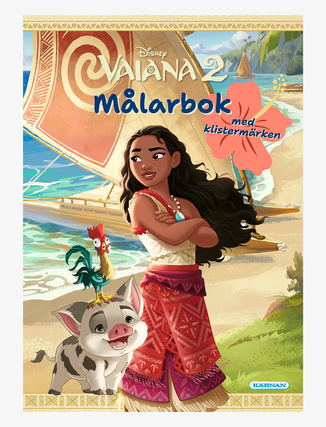 Kärnan - MÅLARBOK VAIANA 2 - coloring & craft books - multi - 0