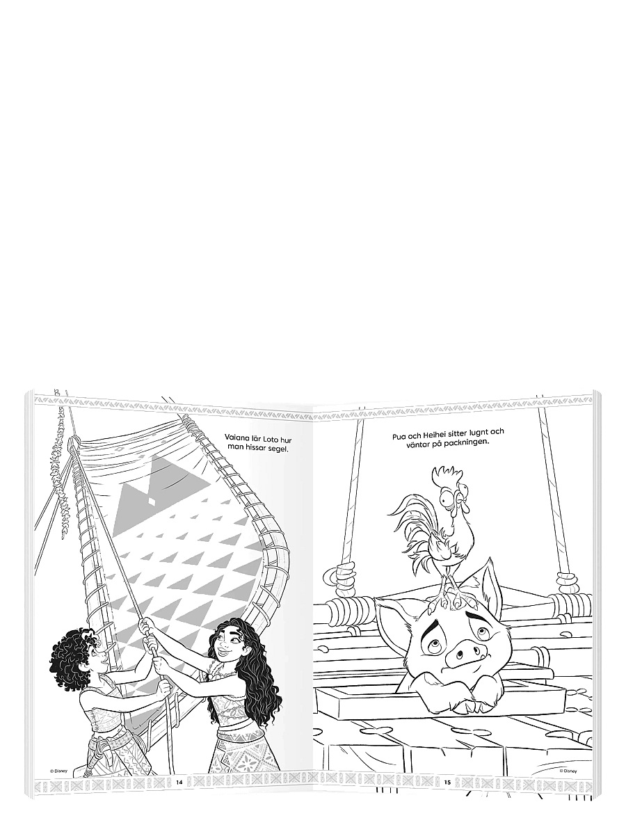 Kärnan - MÅLARBOK VAIANA 2 - målar- & pysselböcker - multi - 2