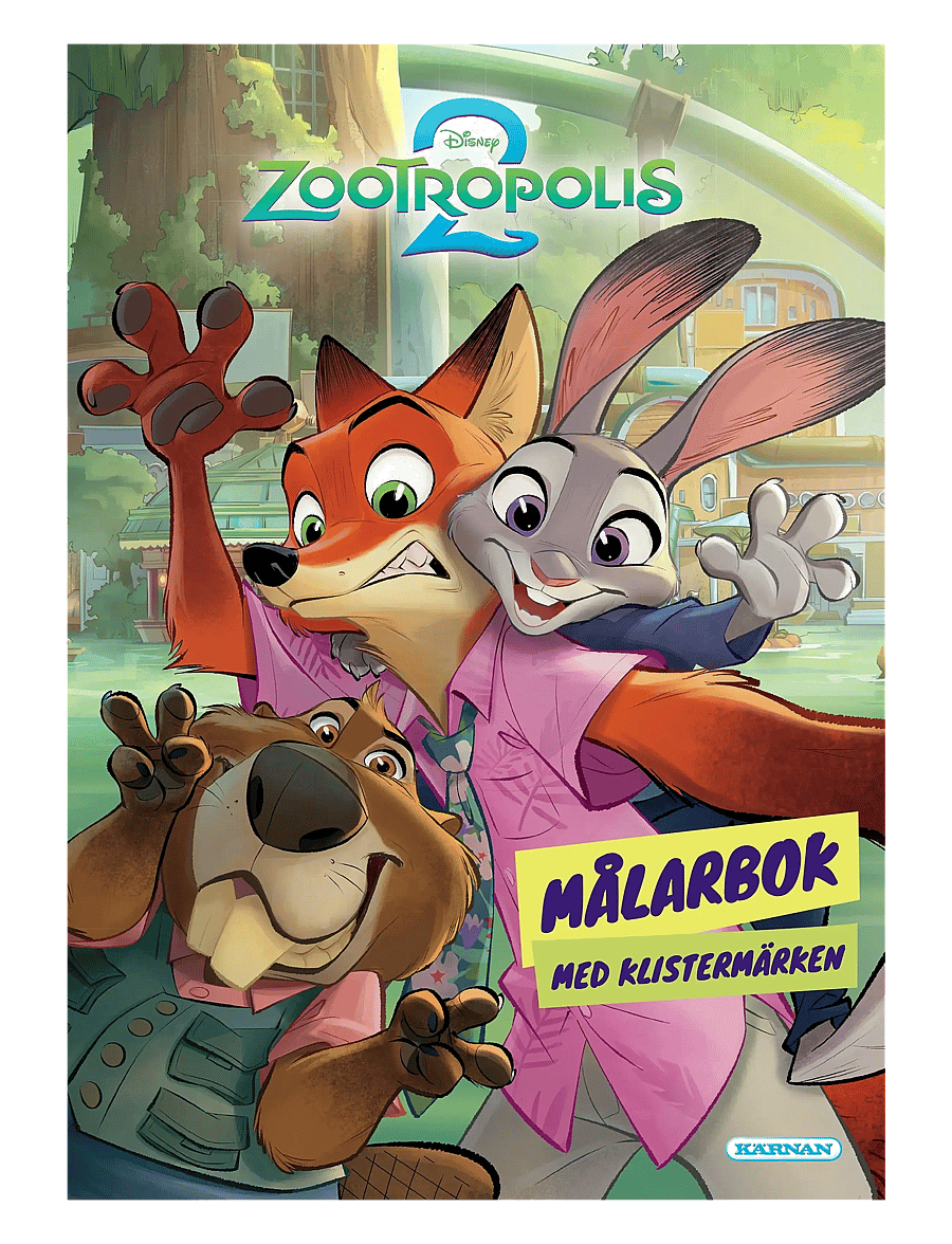 Kärnan - MÅLARBOK ZOOTROPOLIS 2 - målar- & pysselböcker - multi - 0